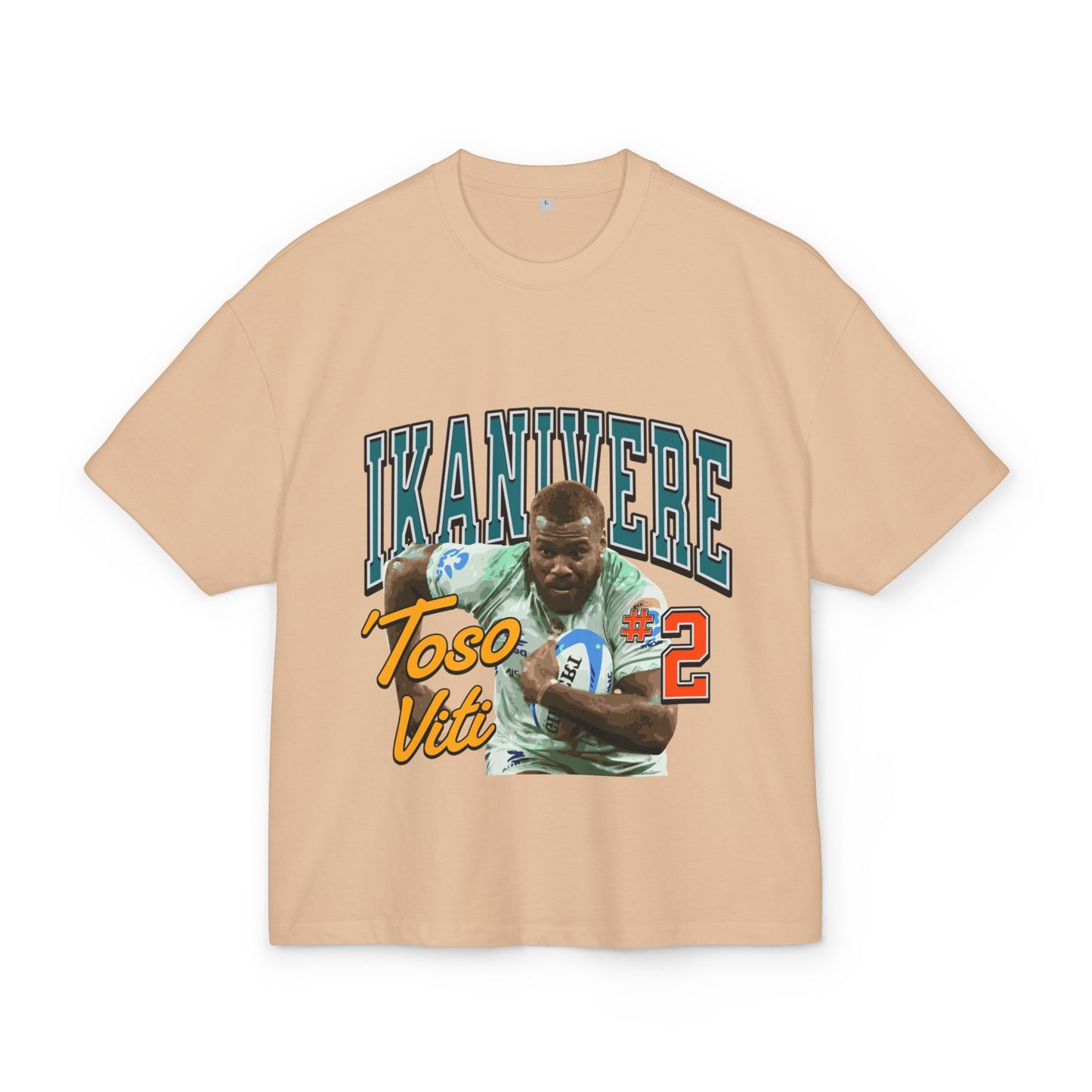 Unisex Heavy Cotton Box Tee - IKANIVERE #2, Casual Streetwear, Rugby Fan Gear, Sports Apparel, Gift