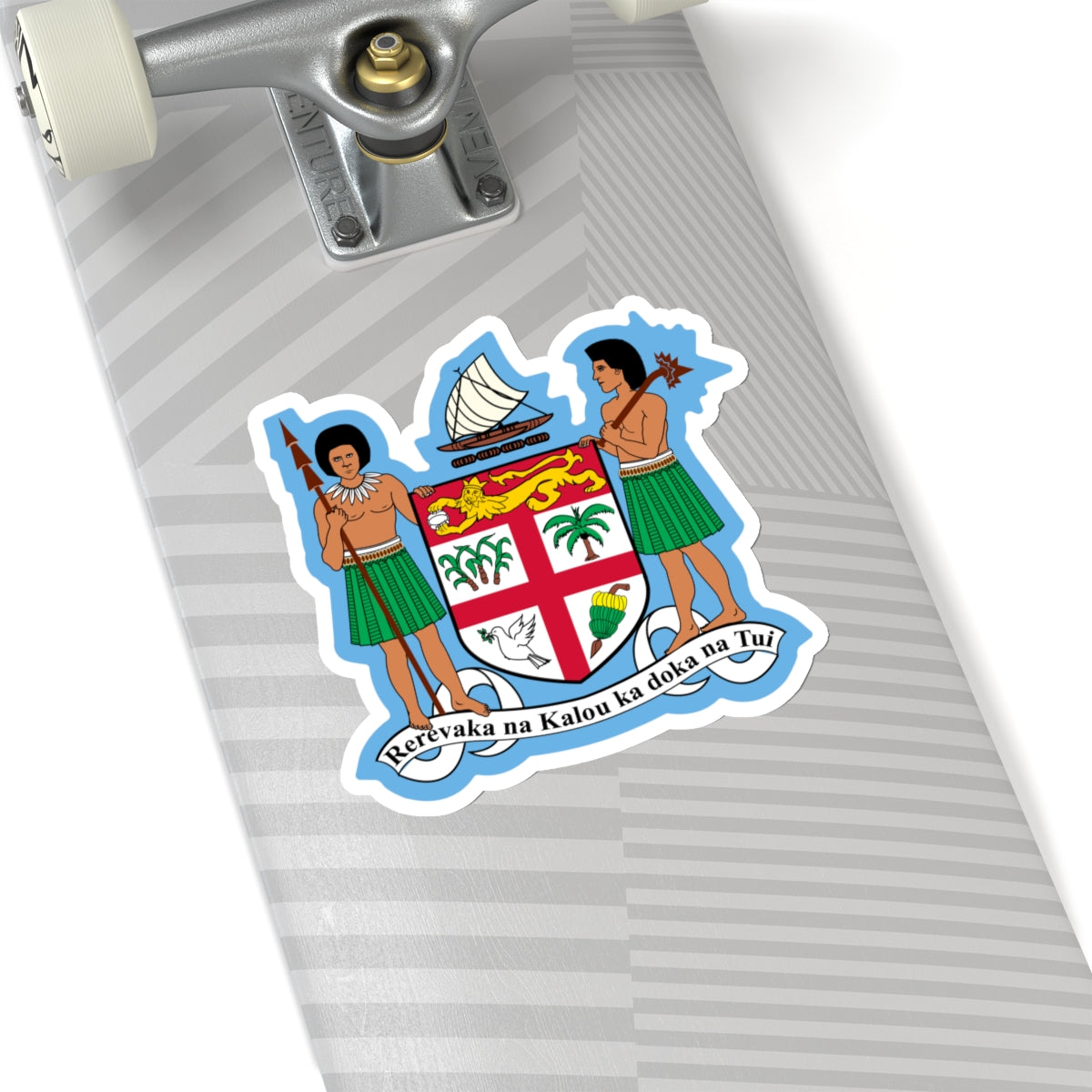 Fiji Coat of Arms Kiss-Cut Stickers