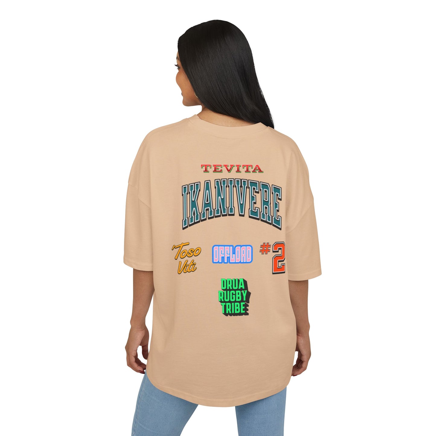 Unisex Heavy Cotton Box Tee - IKANIVERE #2, Casual Streetwear, Rugby Fan Gear, Sports Apparel, Gift