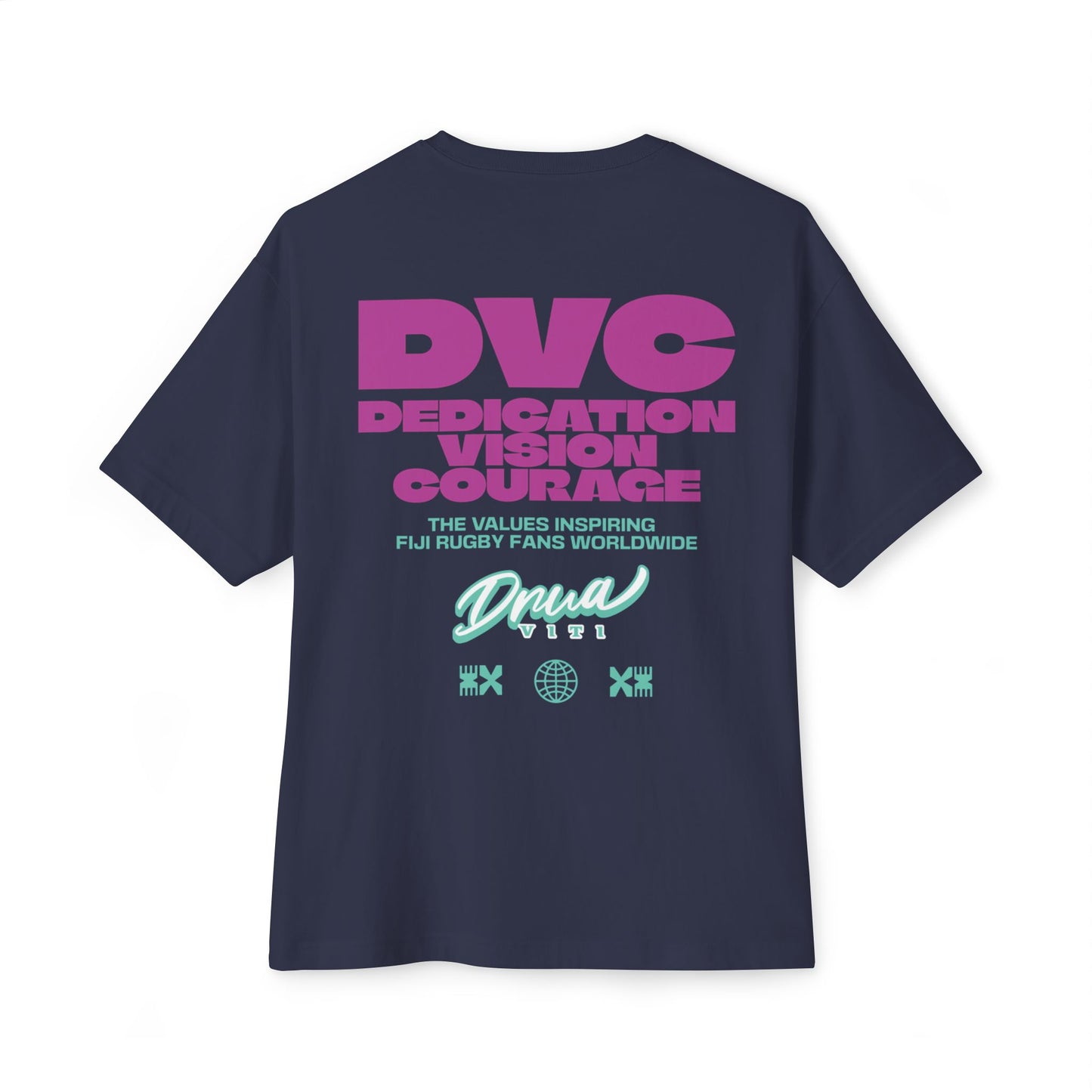 Rugby Tee - Fiji Inspired Unisex Oversized Boxy Tee