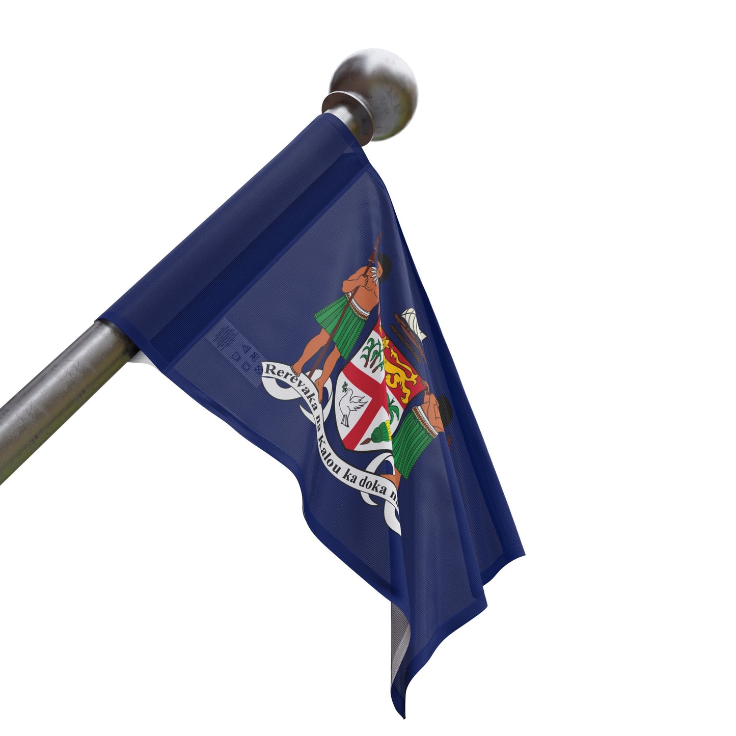 Fiji Coat of Arms - Deep Blue