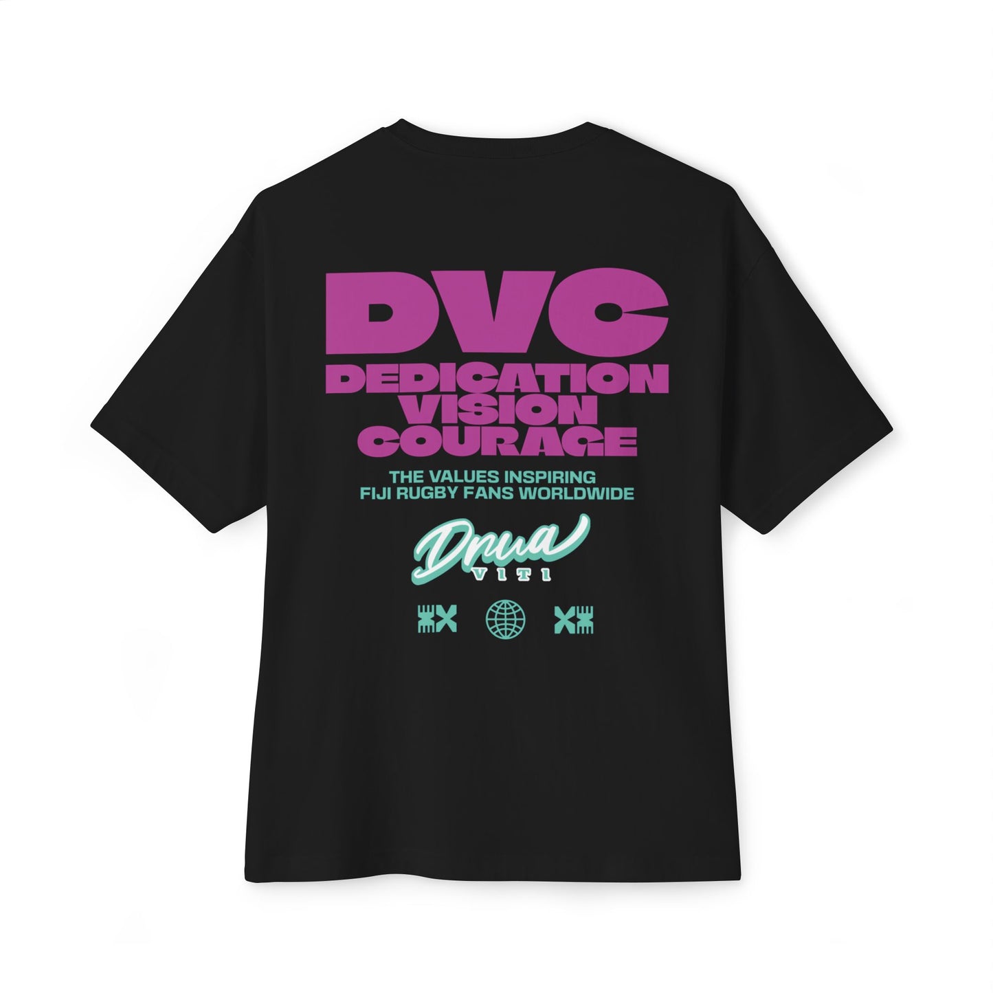Rugby Tee - Fiji Inspired Unisex Oversized Boxy Tee