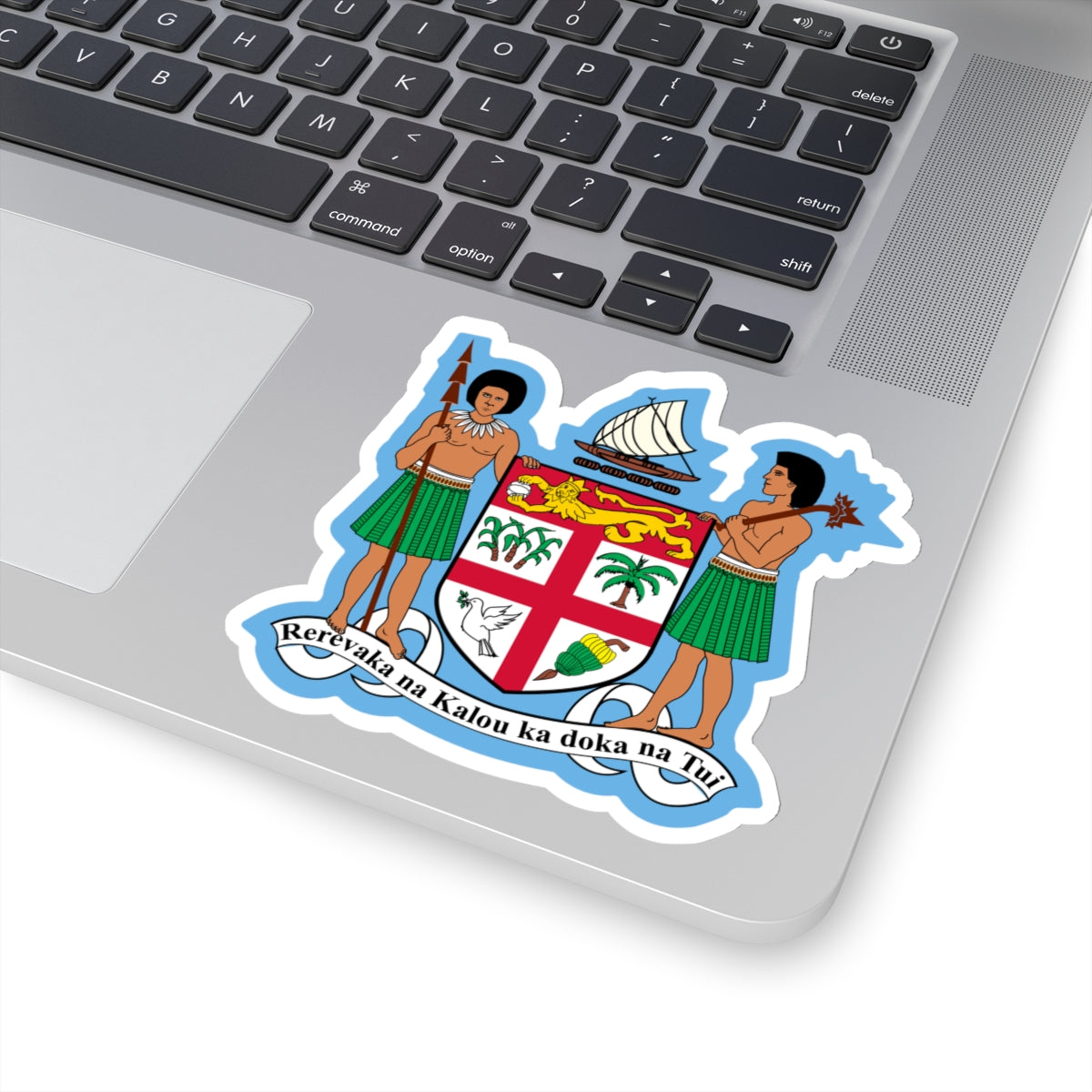 Fiji Coat of Arms Kiss-Cut Stickers