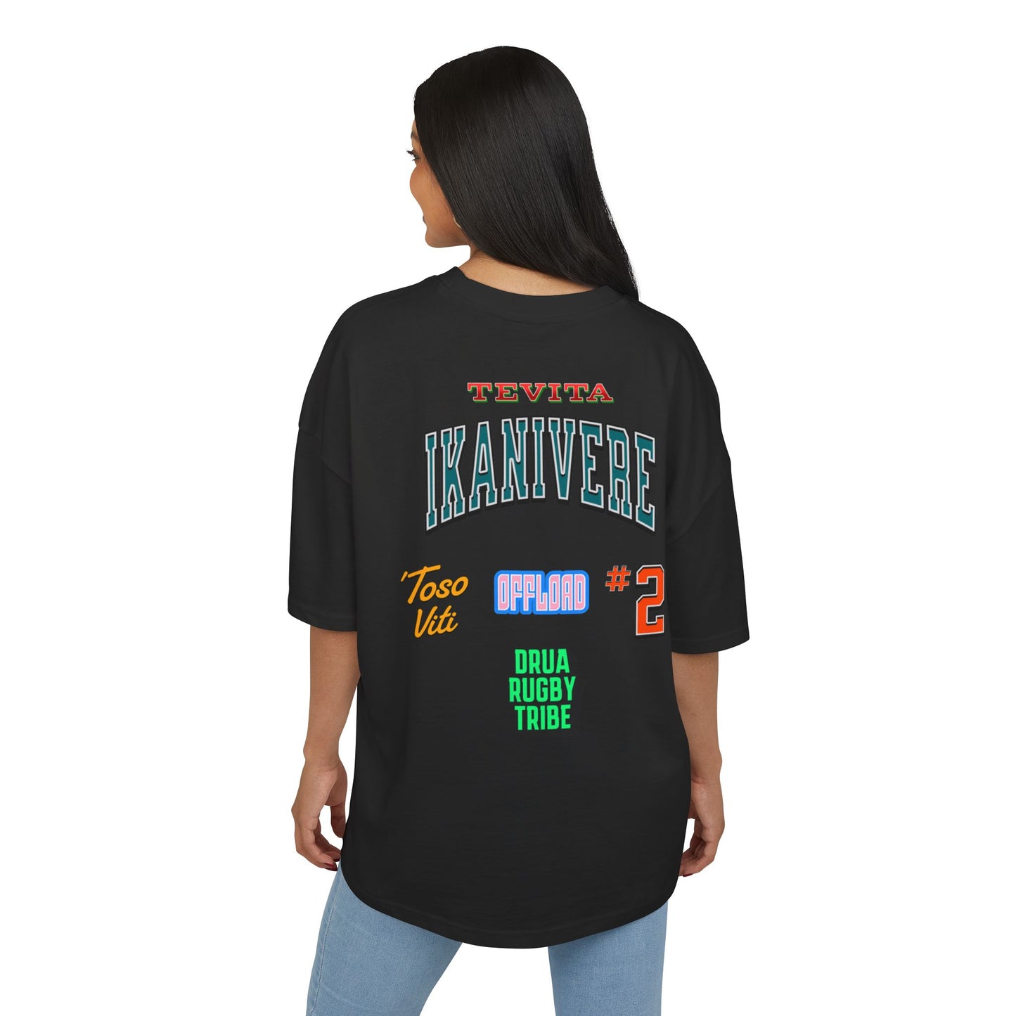 Unisex Heavy Cotton Box Tee - IKANIVERE #2, Casual Streetwear, Rugby Fan Gear, Sports Apparel, Gift