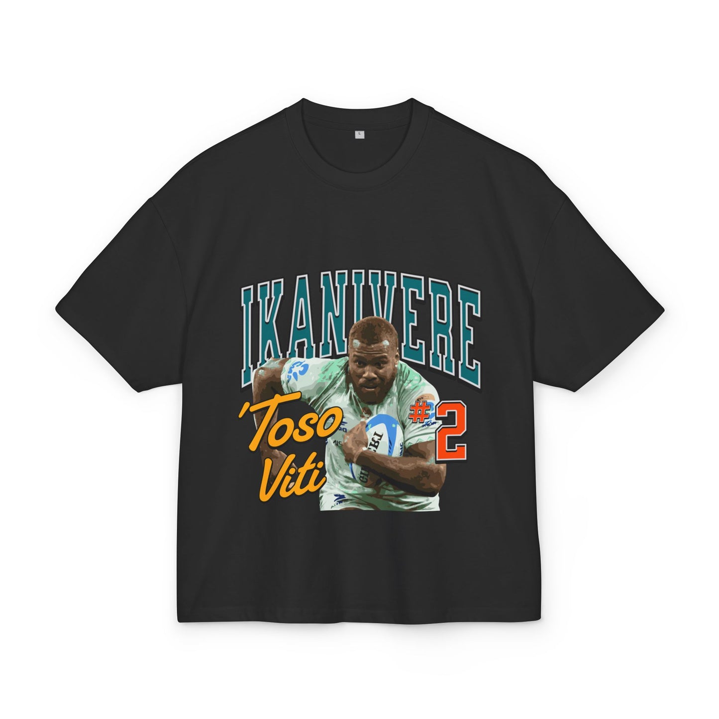 Unisex Heavy Cotton Box Tee - IKANIVERE #2, Casual Streetwear, Rugby Fan Gear, Sports Apparel, Gift