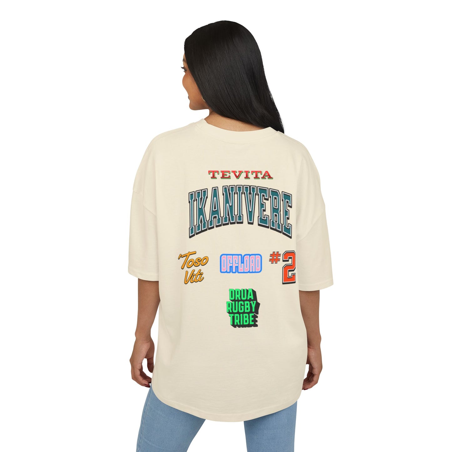 Unisex Heavy Cotton Box Tee - IKANIVERE #2, Casual Streetwear, Rugby Fan Gear, Sports Apparel, Gift