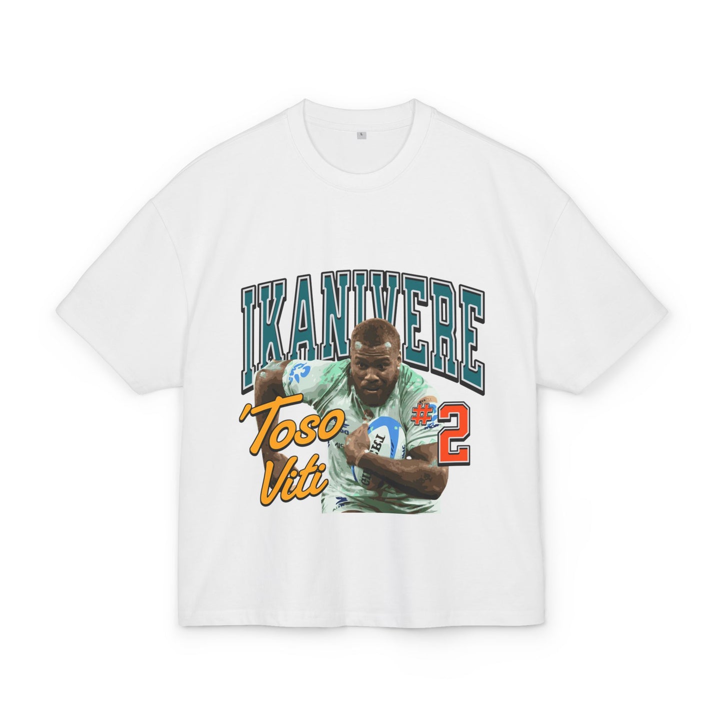 Unisex Heavy Cotton Box Tee - IKANIVERE #2, Casual Streetwear, Rugby Fan Gear, Sports Apparel, Gift