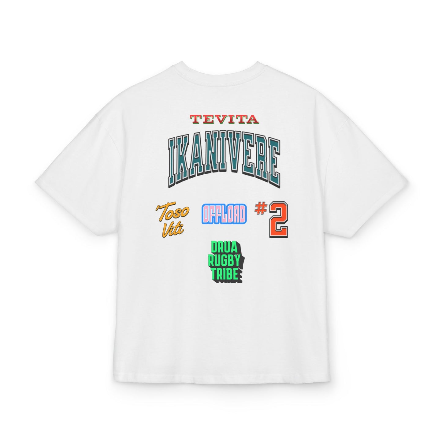 Unisex Heavy Cotton Box Tee - IKANIVERE #2, Casual Streetwear, Rugby Fan Gear, Sports Apparel, Gift