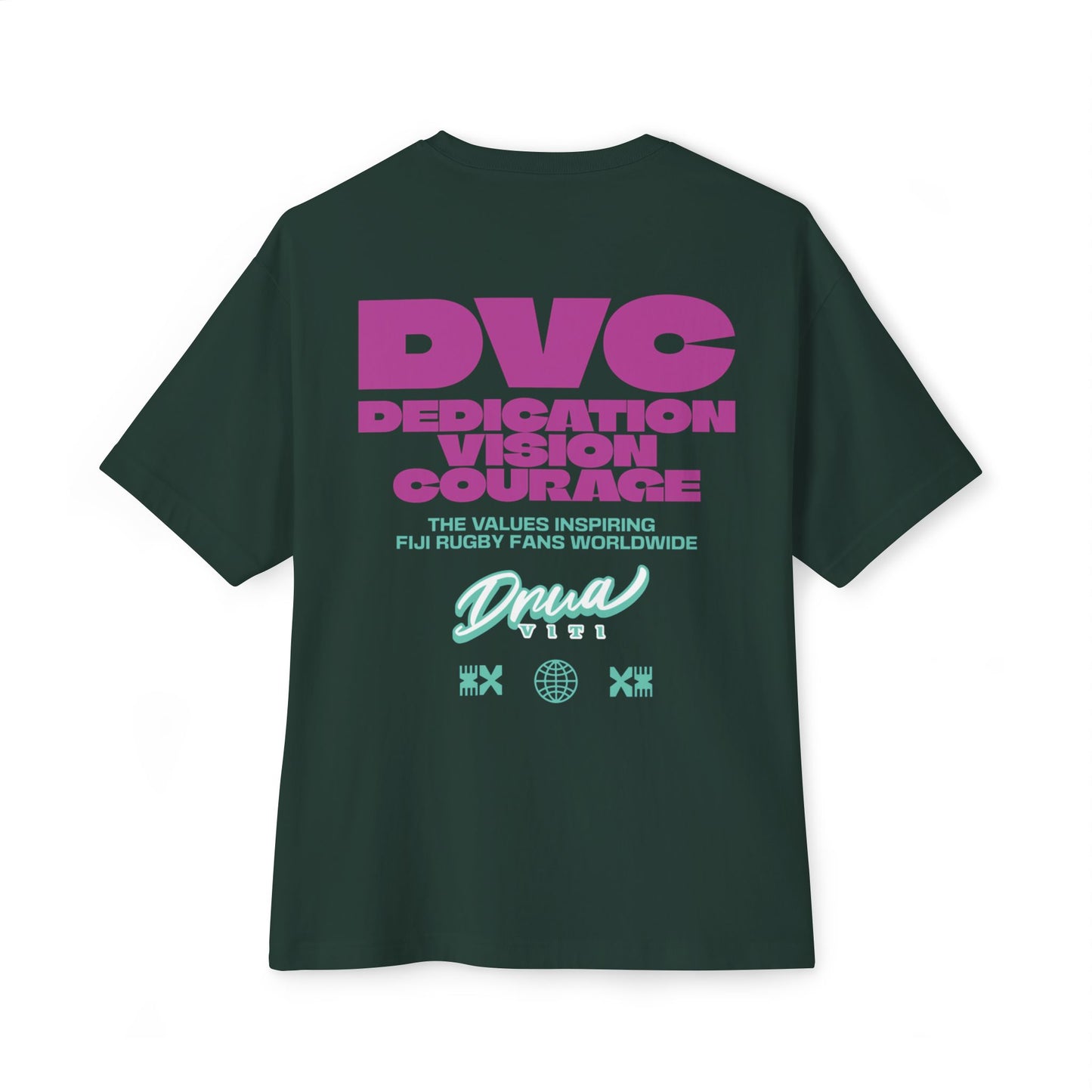 Rugby Tee - Fiji Inspired Unisex Oversized Boxy Tee