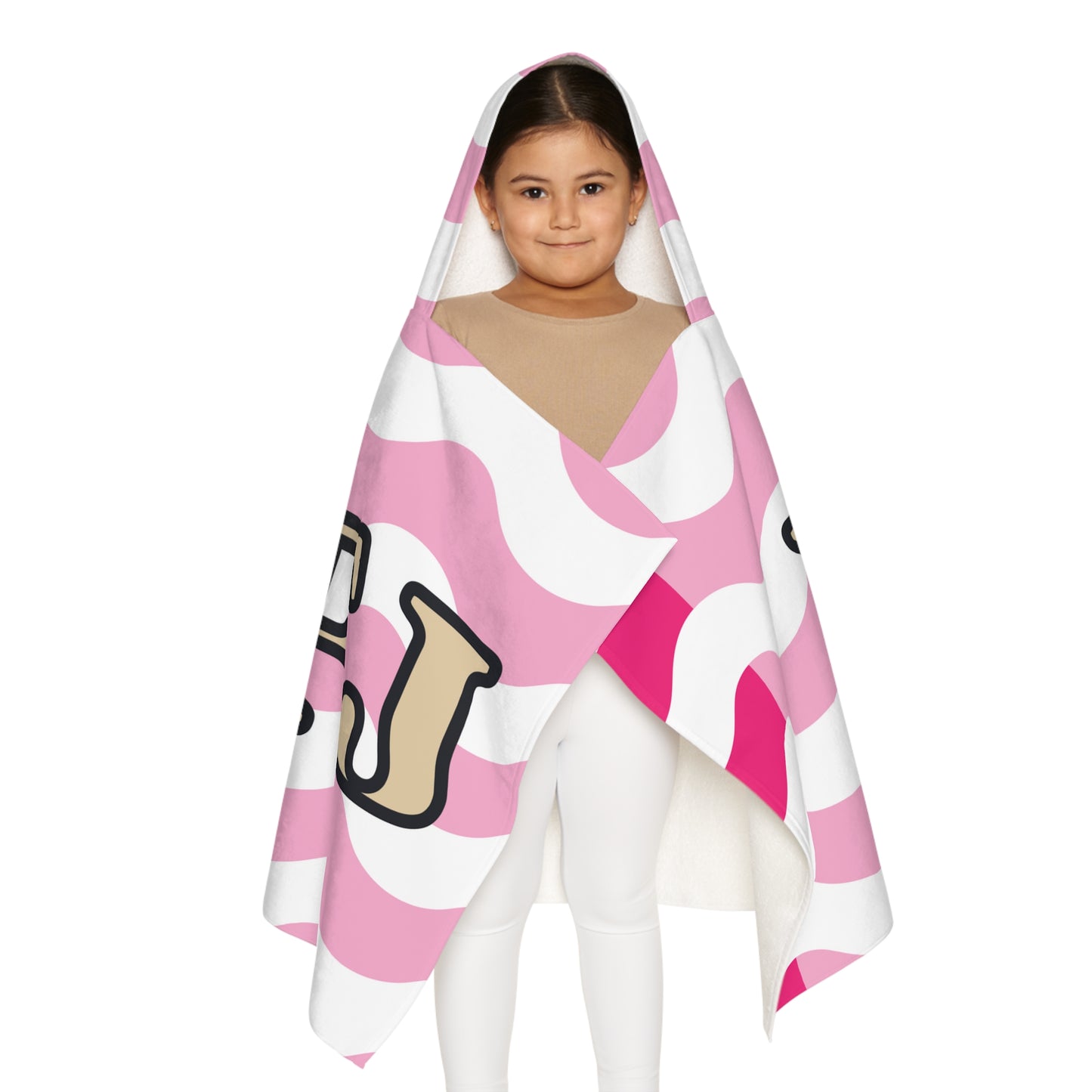 I Heart Fiji Kids Hooded Towel - Bubblegum Pink