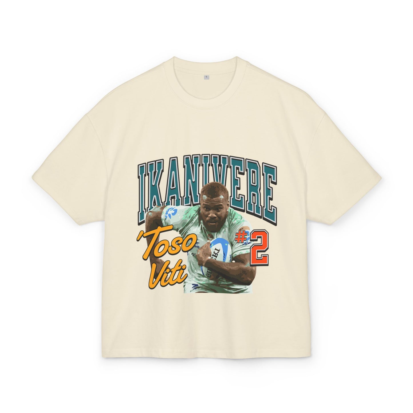 Unisex Heavy Cotton Box Tee - IKANIVERE #2, Casual Streetwear, Rugby Fan Gear, Sports Apparel, Gift