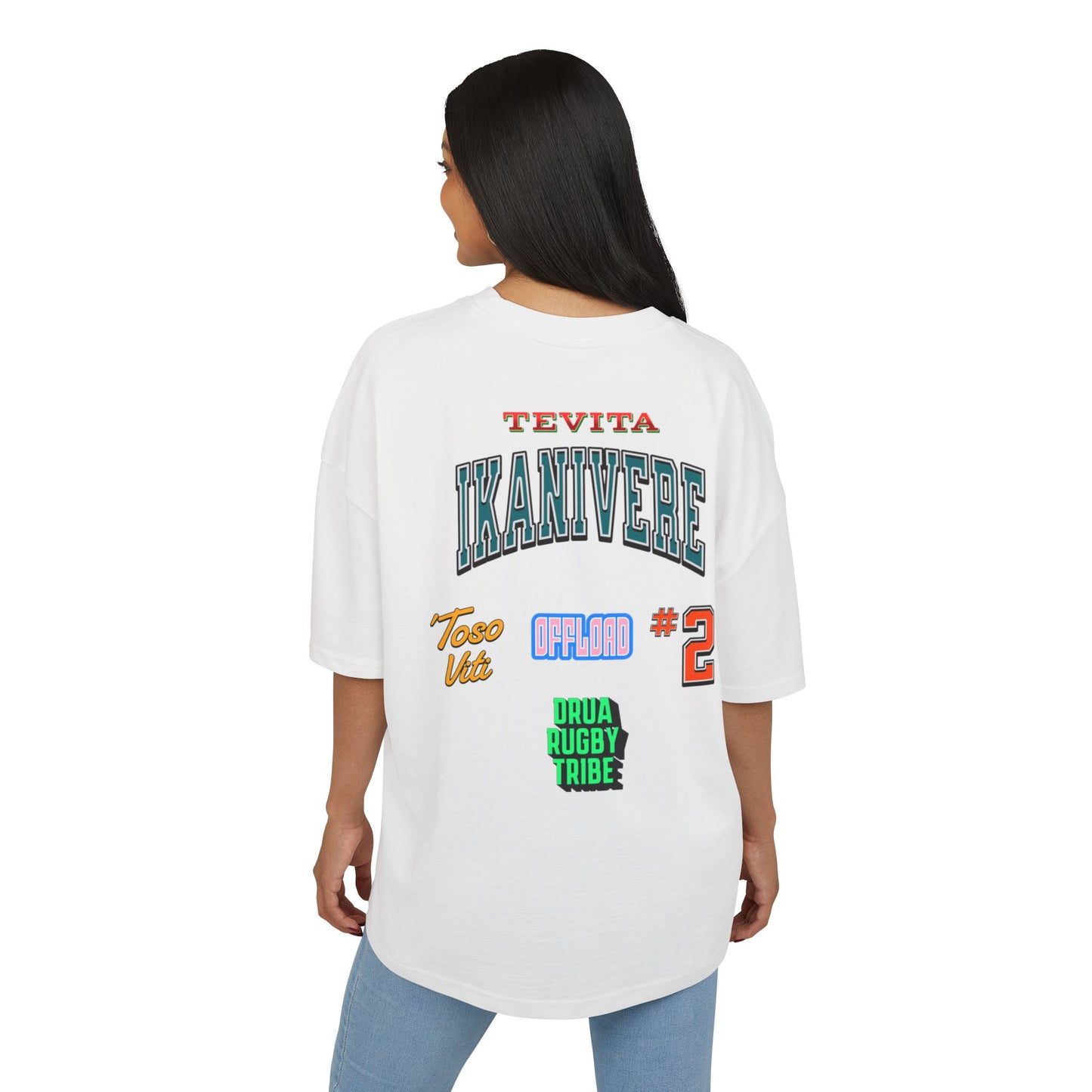 Unisex Heavy Cotton Box Tee - IKANIVERE #2, Casual Streetwear, Rugby Fan Gear, Sports Apparel, Gift