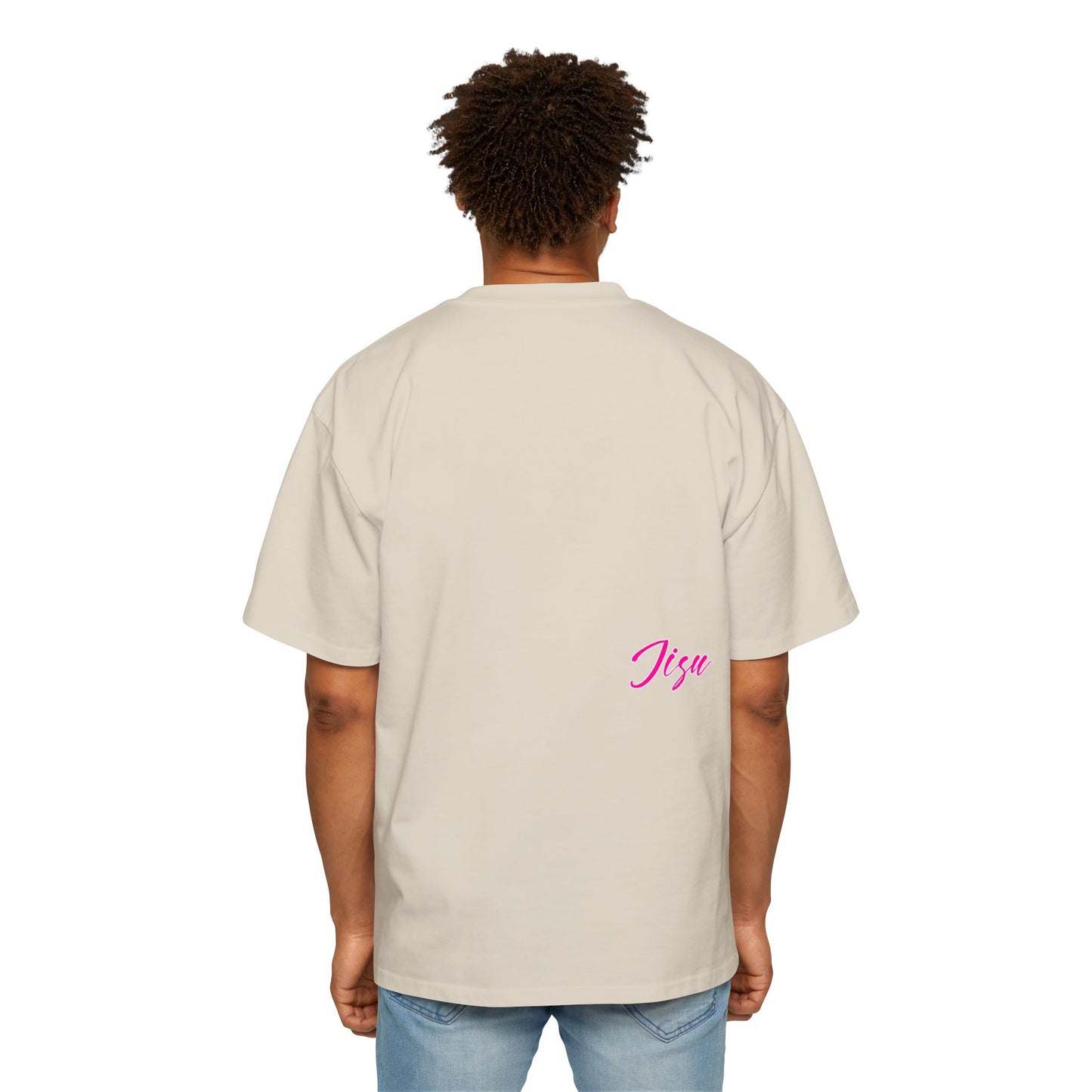 Risen Heavy Oversized Tee - Risen Jesus Kingdom Come Graphic Tee for Faith and Style - Assorted Colours