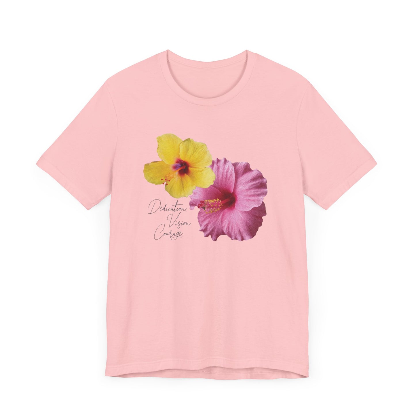 Womens floral DVC Tee - Dedication Vision Courage