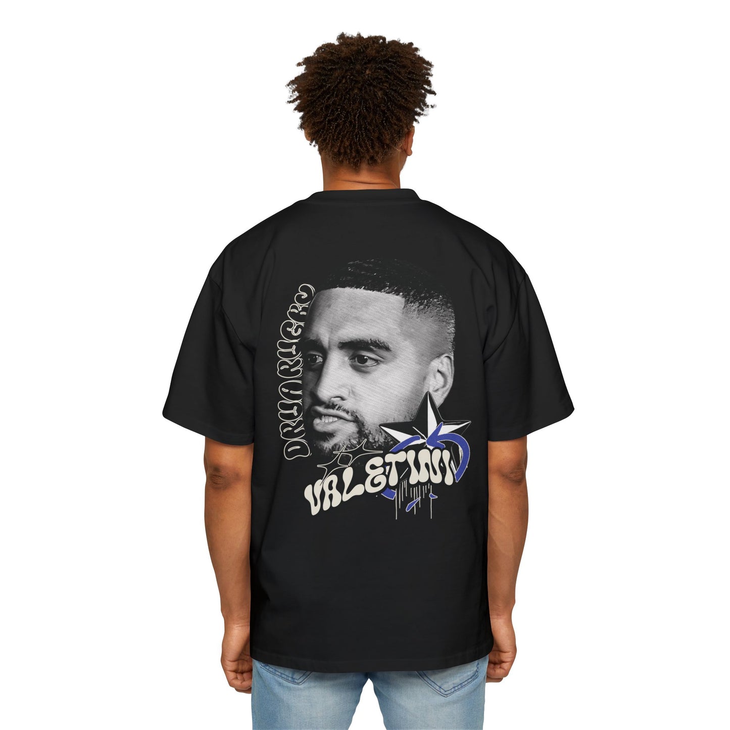 Kemu Valetini urban Fan Tee - Oversized black