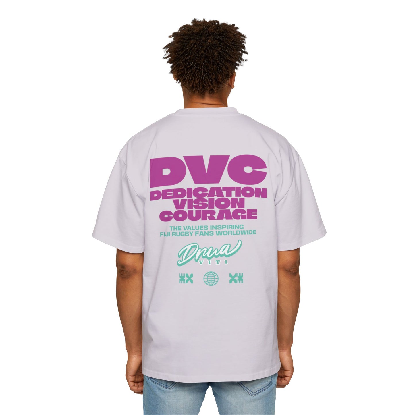 Men's Heavy Oversized Tee - #DVC Edition - Comfortable & Stylish for Casual Outings