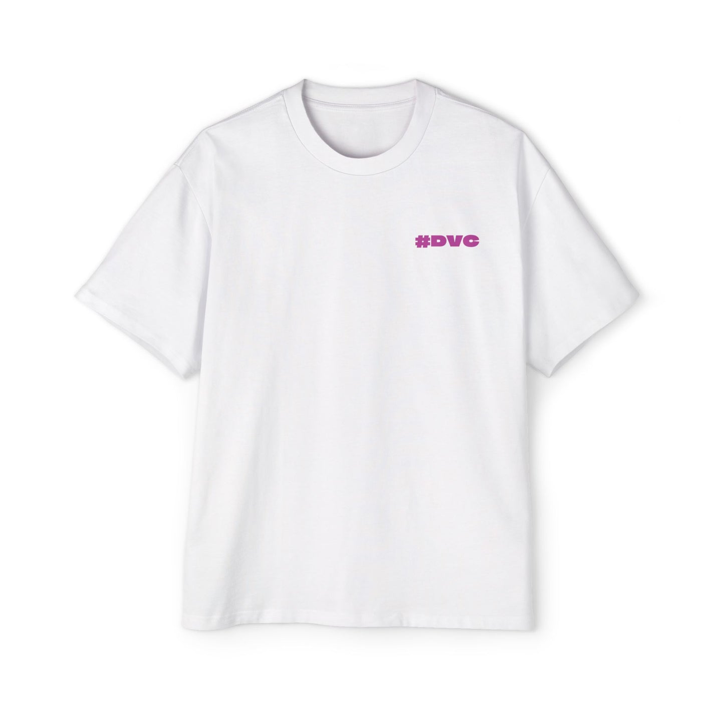 Men's Heavy Oversized Tee - #DVC Edition - Comfortable & Stylish for Casual Outings