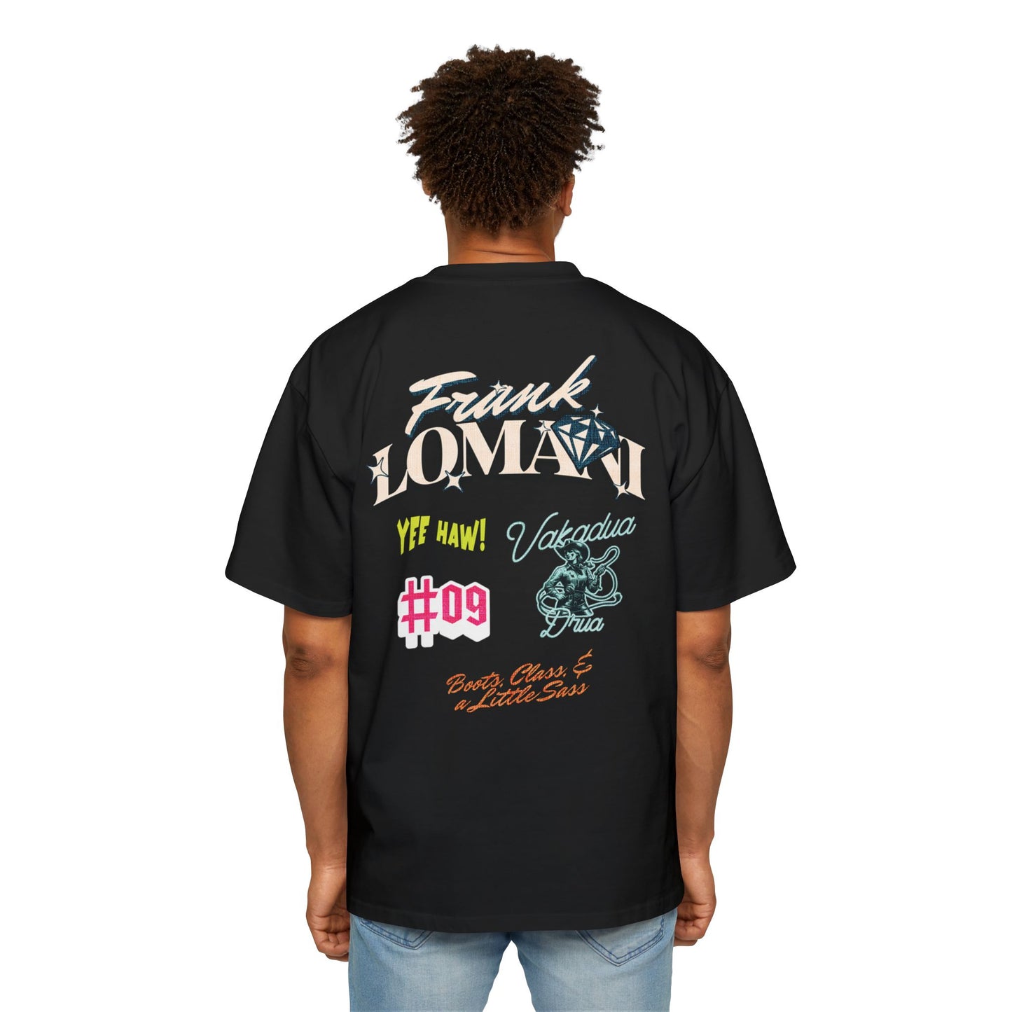 Frank Lomani Fan Tee - Urban Oversize Black