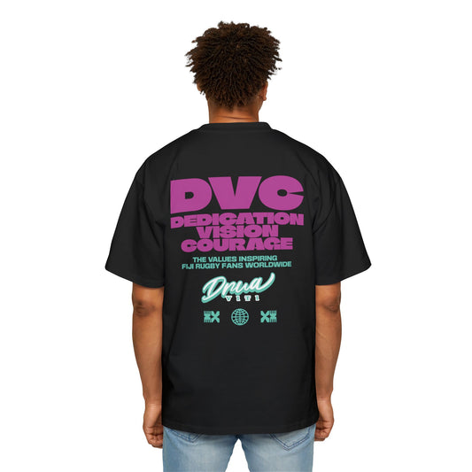Men's Heavy Oversized Tee - #DVC Edition - Comfortable & Stylish for Casual Outings