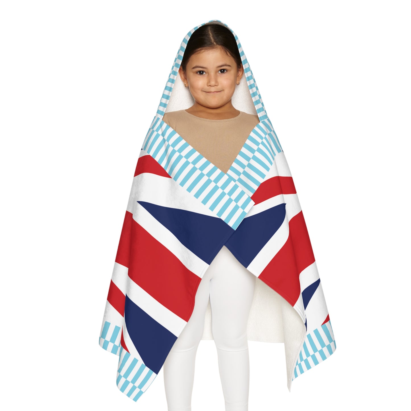 Fiji Flag Kids Hooded Towel