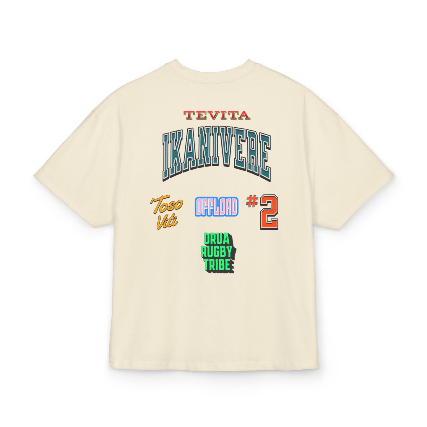 Unisex Heavy Cotton Box Tee - IKANIVERE #2, Casual Streetwear, Rugby Fan Gear, Sports Apparel, Gift