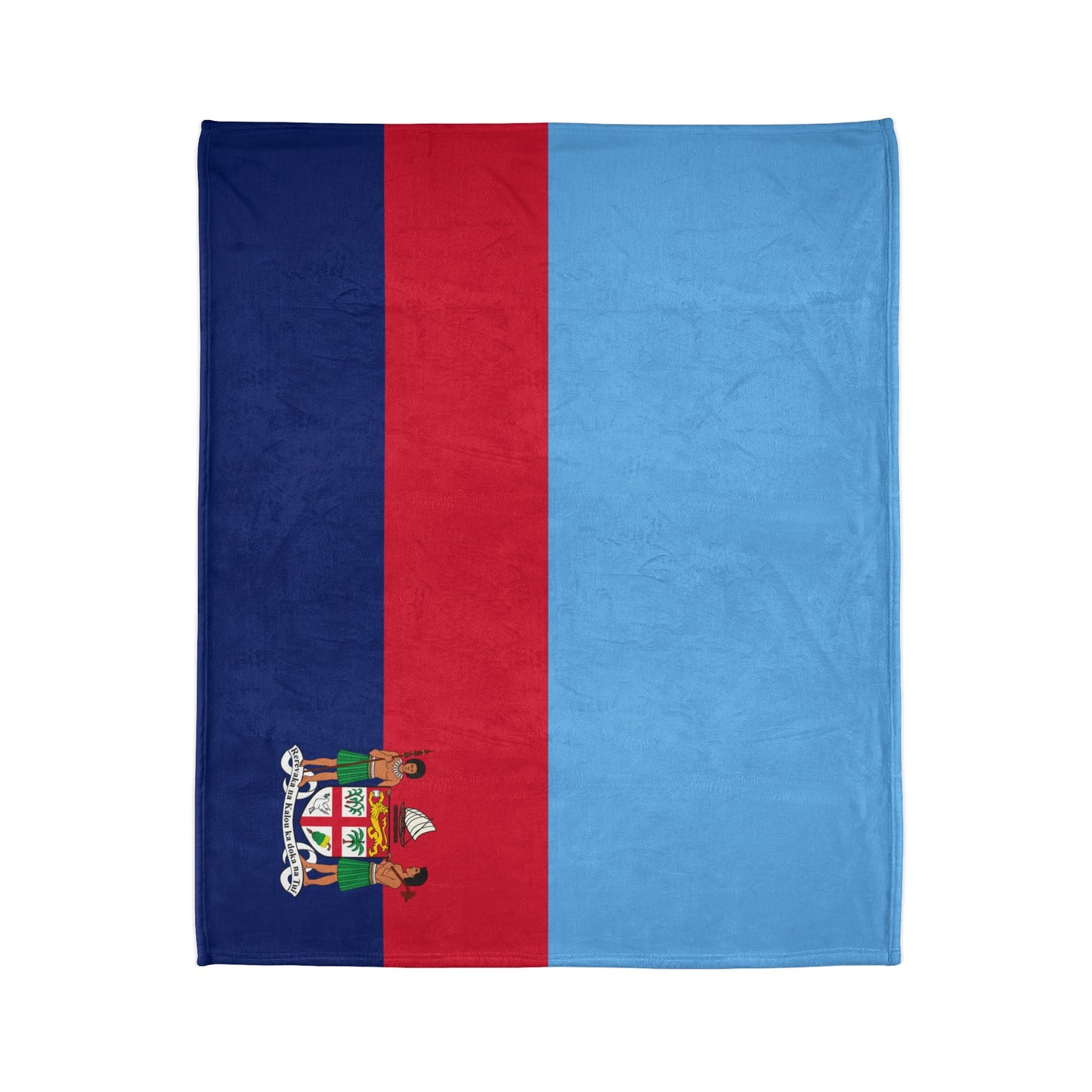 Fiji Banner Blue Soft Polyester Blanket