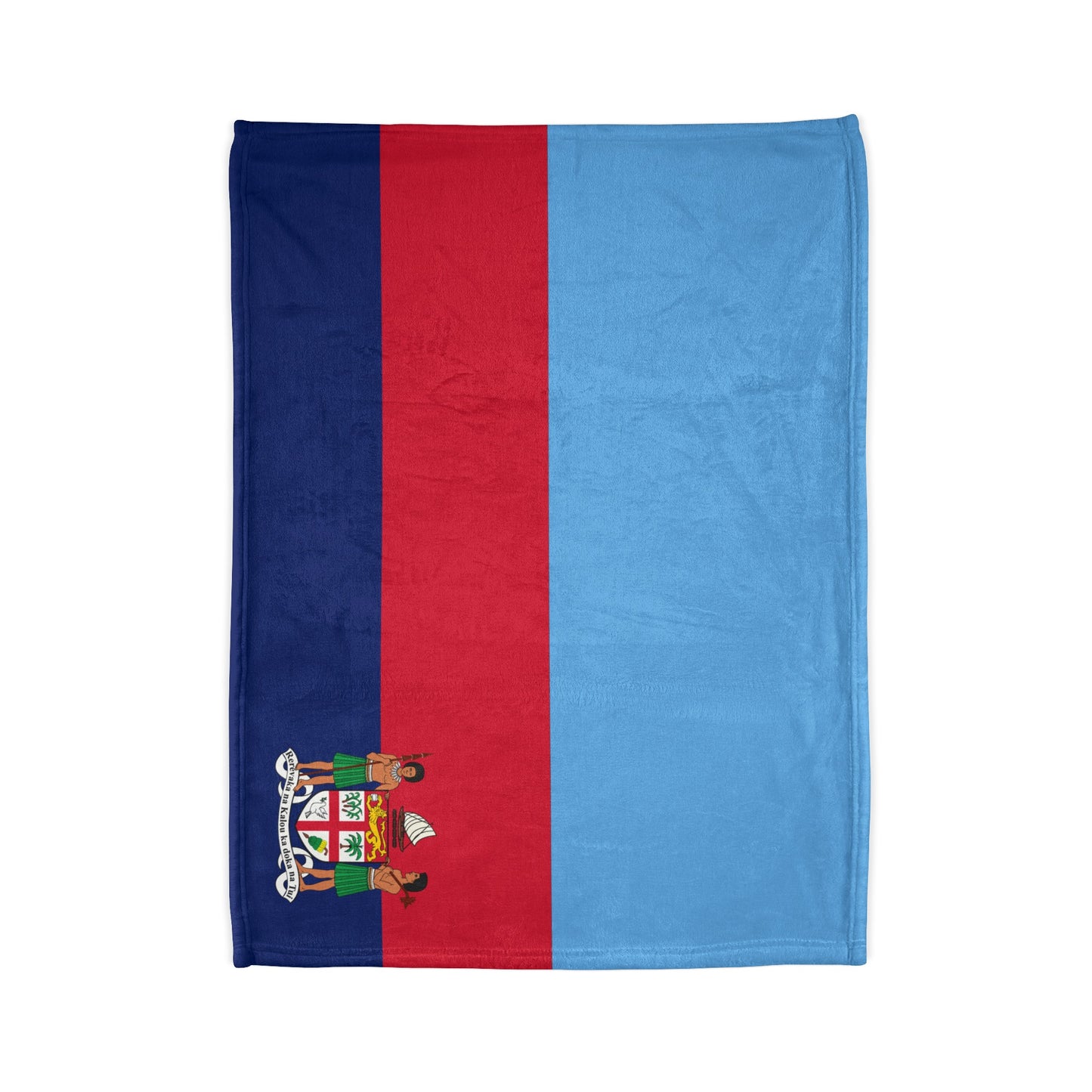 Fiji Banner Blue Soft Polyester Blanket