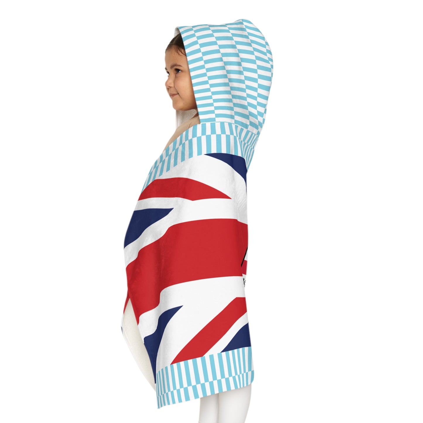 Fiji Flag Kids Hooded Towel