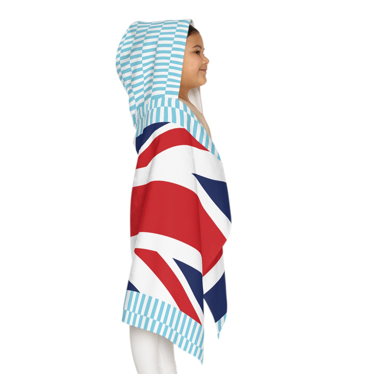 Fiji Flag Kids Hooded Towel