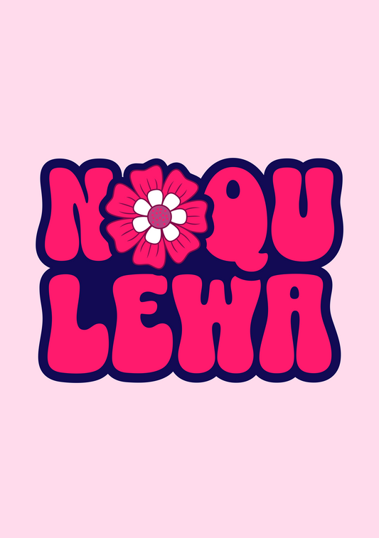 Groovy Pink Noqu Lewa Art