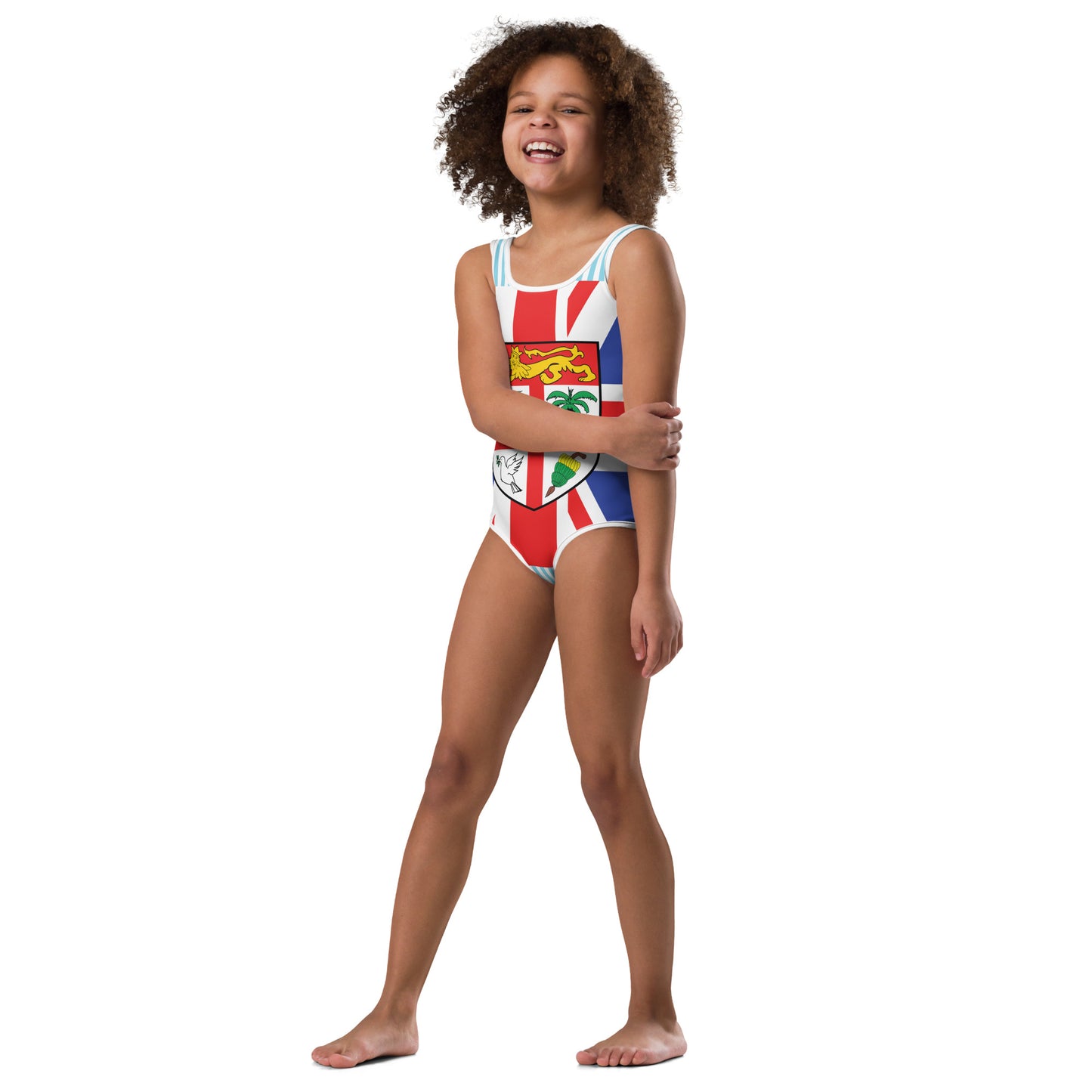 Fiji flag All-Over Print Kids Swimsuit