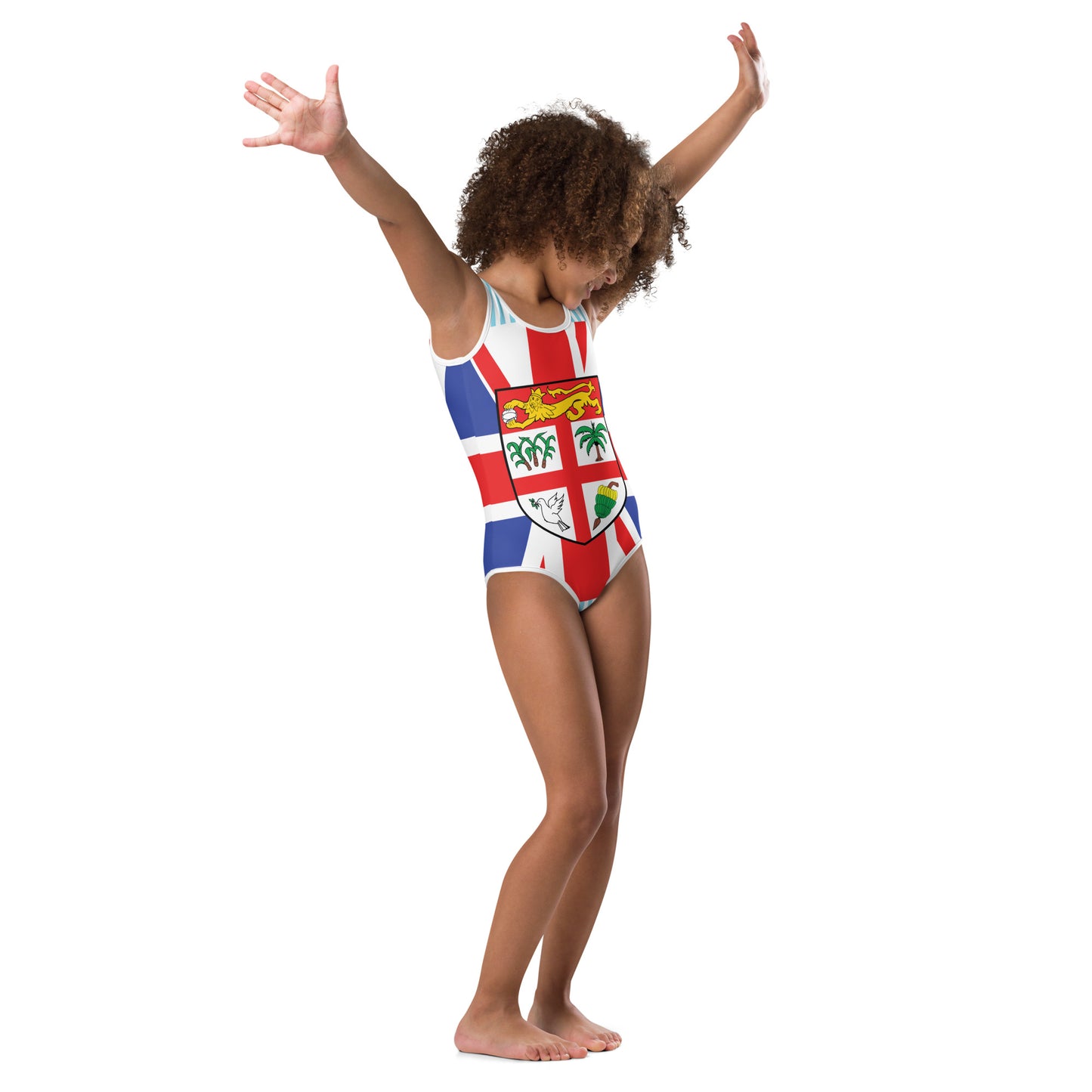 Fiji flag All-Over Print Kids Swimsuit